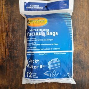 Oreck Buster B Replacement Micro Filtration Bags 815 12 bags